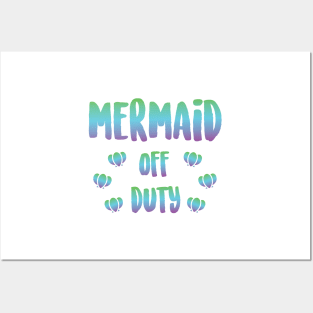 Mermaid Off Duty Posters and Art